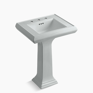 K22388-95 Memoirs Classic Pedestal Bathroom Sink - Ice Grey K22388-95 Memoirs Classic Pedestal Bathroom Sink - Ice Grey