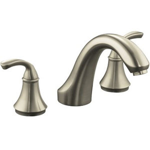 KT102784BN/K300K Forte Sculpted Deck Mount Tub Faucet - Vibrant Brushed Nickel