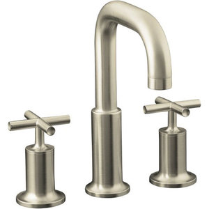 KT144283BN/K300K Purist Deck Mount Tub Faucet - Vibrant Brushed Nickel