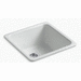 Kohler K6587-95 Ice Grey Single Bowl Kitchen Sinks