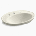 Kohler K2075-8-96 Biscuit Self Rimming Bathroom Sink