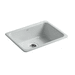 Kohler K6585-95 Ice Grey Single Bowl Kitchen Sink