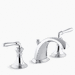 Kohler K394-4-CP Polished Chrome 8'' Widespread Bathroom Sink Faucet