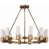  Contessa Mid Sized Chandelier Chandelier - Natural Aged Brass