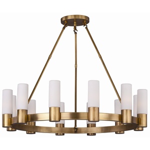 M22419SWNAB Contessa Mid Sized Chandelier Chandelier - Natural Aged Brass