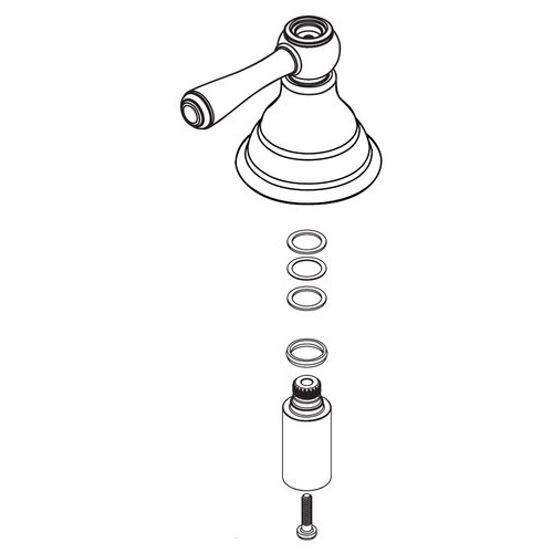 M114337BN HDL ASSY KGSY LR WS AZ Miscellaneous Part - Brushed Nickel