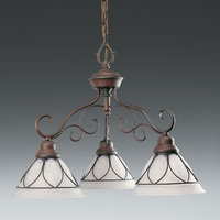  Verona Mid Sized Chandelier Chandelier - Cobblestone