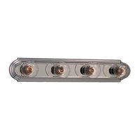  4 or More Bulb Bathroom Lighting - Chrome