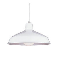  Painted Shade Pendant Down Light Pendant Light - White