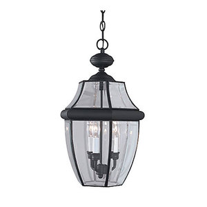 GL603912 Lancaster Hanging Hanging Lantern - Black