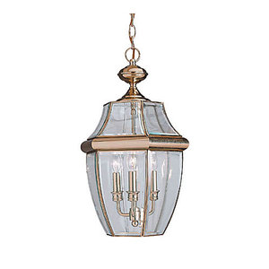 GL603902 Lancaster Hanging Hanging Lantern - Polished Brass