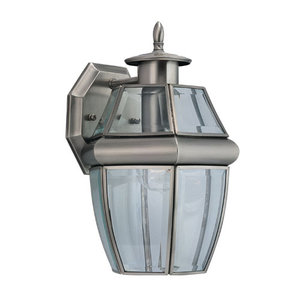 GL8038965 Lancaster Entrance Outdoor Wall Light - Antique Brushed Nickel