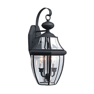 GL803912 Lancaster Entrance Outdoor Wall Light - Black