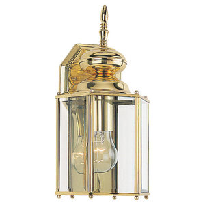 GL850902 Classico Entrance Outdoor Wall Light - Polished Brass