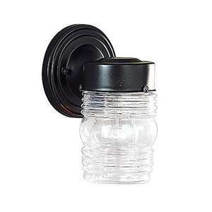 GL855012 Entrance Outdoor Wall Light - Black