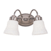 Generation Lighting GL44019962 Brushed Nickel 2 Bulb Bathroom Light