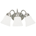 Generation Lighting GL44020962 Brushed Nickel 3 Bulb Bathroom Light