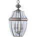 Generation Lighting GL6039965 Antique Brushed Nickel Outdoor Hanging Lantern