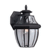 Generation Lighting GL803812 Black Outdoor Entrance Wall Light