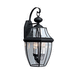 Generation Lighting GL804012 Black Outdoor Entrance Wall Light