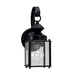 Generation Lighting GL845612 Black Outdoor Entrance Wall Light