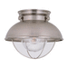 Generation Lighting GL886998 Brushed Stainless Outdoor Ceiling Mounted Light