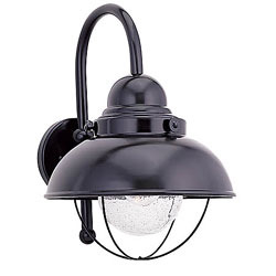  Sebring Entrance Outdoor Wall Light - Black