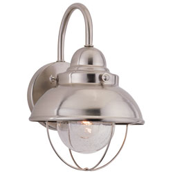  Sebring Entrance Outdoor Wall Light - Brushed Stainless