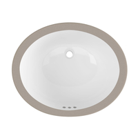  Comstock Undermount Style Bathroom Sink - White