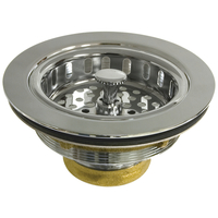  Drain Strainer Kitchen Accessory - Chrome