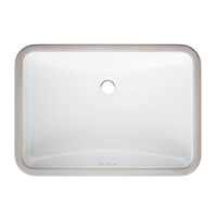  Norris Undermount Style Bathroom Sink - White