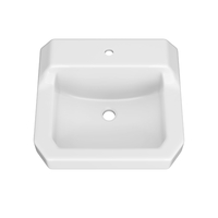 Wall Hung Bathroom Sink - White