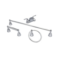  4'' Centerset Bathroom Faucet - Chrome