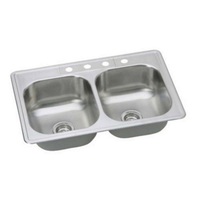 Double Bowl Kitchen Sink 33'' x 22'' Double Bowl Kitchen Sink 33'' x 22''