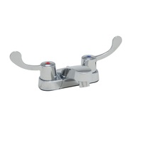  4" Centerset Commercial Bathroom Sink Faucet - Chrome