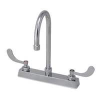  8" Widespread Commercial Bathroom Sink Faucet - Chrome