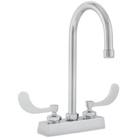  4" Centerset Commercial Bathroom Sink Faucet - Chrome