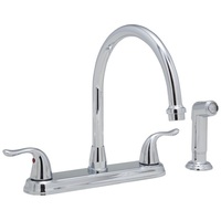 Two Handle Kitchen Faucet 4 Hole