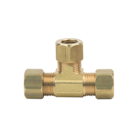  Tee Pipe Fittings and Flanges - Brass