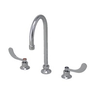  8" Widespread Commercial Bathroom Sink Faucet - Chrome
