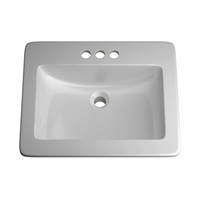 Self-Rimming Bathroom Sink 21-1/4'' x 17-3/4''