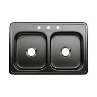  Bealeton Stainless Steel Double Bowl Kitchen Sink - Stainless Steel