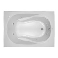  60'' x 42'' Whirlpool Bath - White