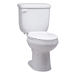 PROFLO PFJRC410HEWH White Two Piece Toilet