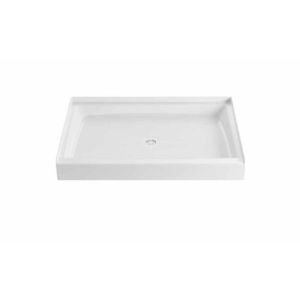 PFSB4834WH Morenci Single Threshold 48'' and Larger Shower Base - White PFSB4834WH Morenci Single Threshold 48'' and Larger Shower Base - White