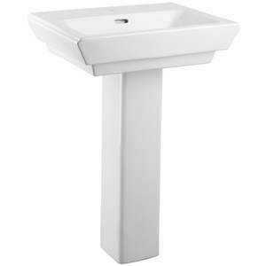 PF1081WH/PF1181WH Pedestal Bathroom Sink - White PF1081WH/PF1181WH Pedestal Bathroom Sink - White