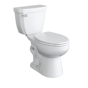 PFREC412HEWH Reston Two Piece Toilet - White PFREC412HEWH Reston Two Piece Toilet - White