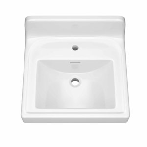 PF5811WH Wall Hung Bathroom Sink - White