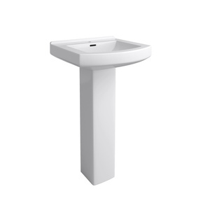 PF6001WH/PF1061WH Otter Creek Pedestal Bathroom Sink - White PF6001WH/PF1061WH Otter Creek Pedestal Bathroom Sink - White
