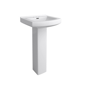 PF6004WH/PF1061WH Otter Creek Pedestal Bathroom Sink - White PF6004WH/PF1061WH Otter Creek Pedestal Bathroom Sink - White